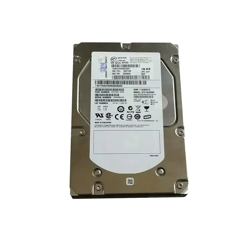 40K1044 - IBM 146GB 15000RPM SAS 3Gb/s 3.5-in Hard Drive
