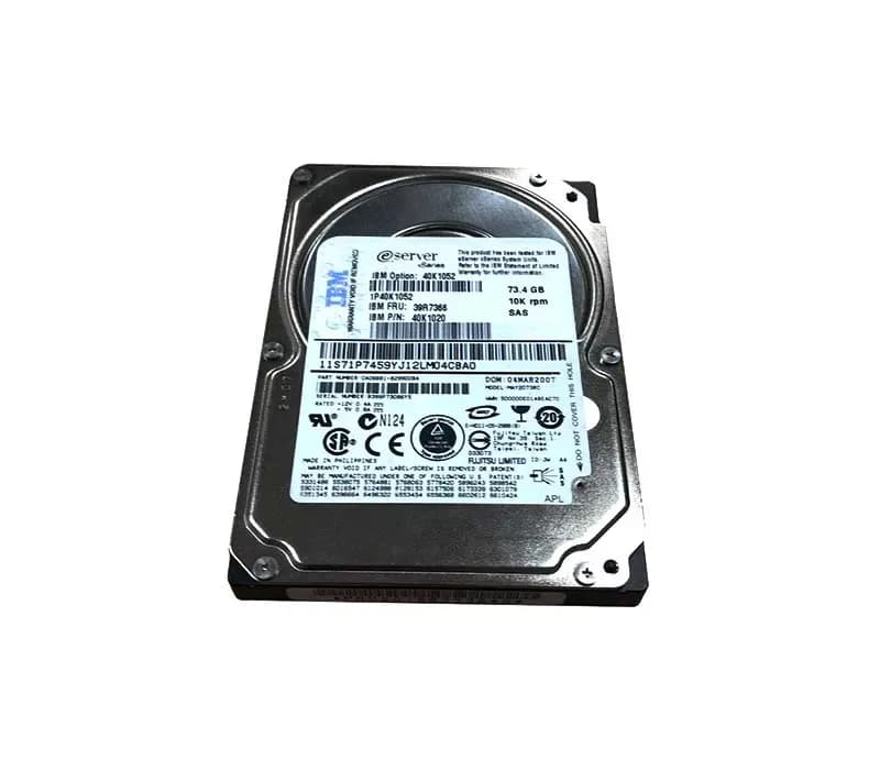 40K1052 - IBM 73GB 10000RPM SAS 3Gb/s 2.5-in Hard Drive