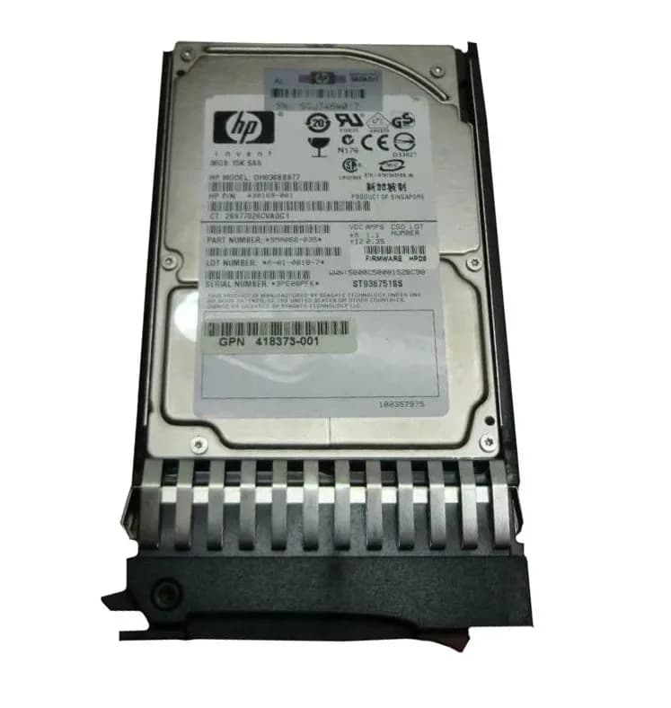 418373-001 - HP 72.8GB 15000RPM SAS 3Gb/s Hot Swap 2.5-in HDD
