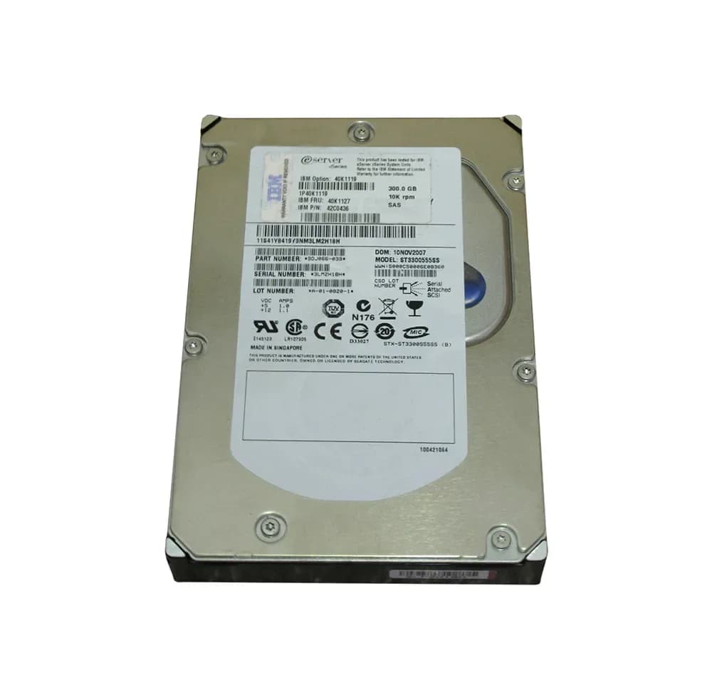 42C0436 - IBM 300GB 10000RPM SAS 3Gb/s 3.5-in Hard Drive