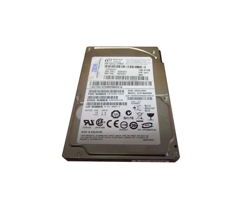 42D0421 - IBM 146GB 10000RPM SAS 3Gb/s 2.5-in Hard Drive