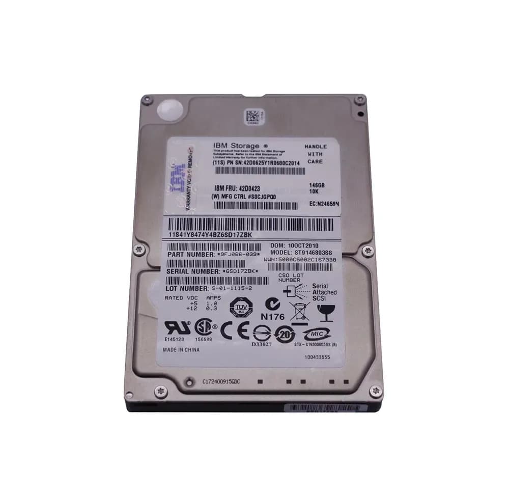 42D0423 - IBM 146GB 10000RPM SAS 3Gb/s 2.5-in Hard Drive