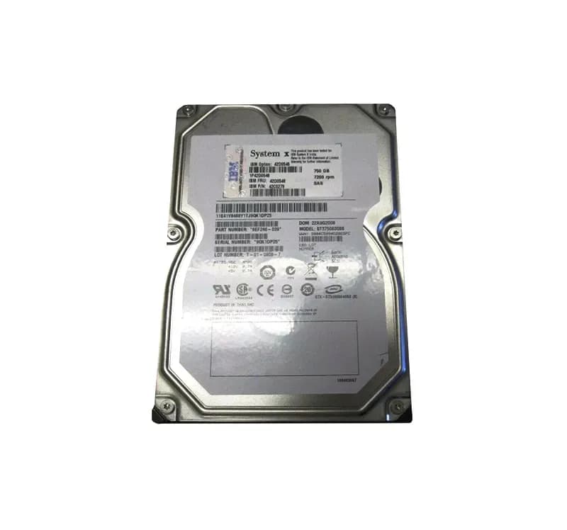 42D0546 - IBM 750GB 7200RPM SAS 3Gb/s 3.5-in Hard Drive