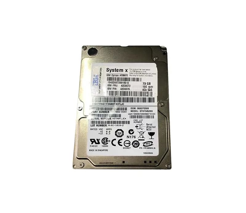 42D0673 - IBM 73GB 15000RPM SAS 2.5-Inch Hard Drive