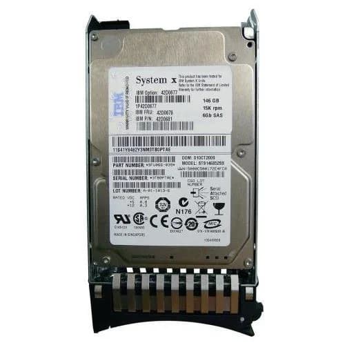42D0681 - IBM 146GB 15000RPM SAS 6Gb/s Hot Swap 2.5-in HDD
