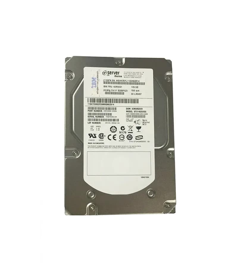 42R6691 - IBM 139GB 15000RPM SAS 3Gb/s 3.5-in Hard Drive