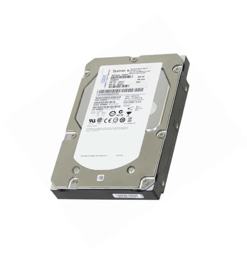 43X0817 - IBM 300GB 15000RPM SAS Simple-swap 3.5-inch Hard Disk Drive