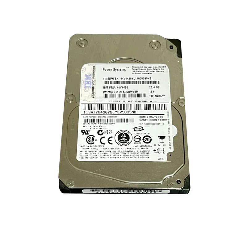 44V4426 - IBM 73GB 15000RPM SAS 3Gb/s Hot Swap 2.5-in HDD