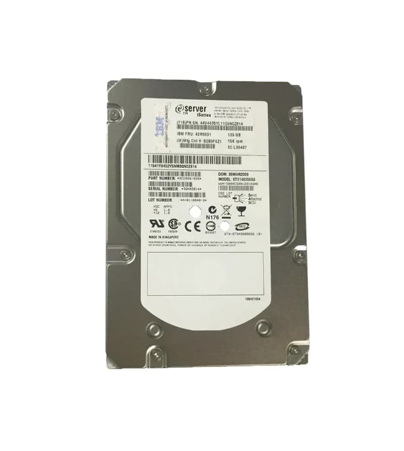 44V4435 - IBM 139GB 15000RPM SAS 6Gb/s 2.5-in Hard Drive