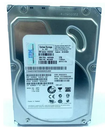 44X2459 - IBM 1TB 7200RPM SATA 3.5-Inch Hard Drive