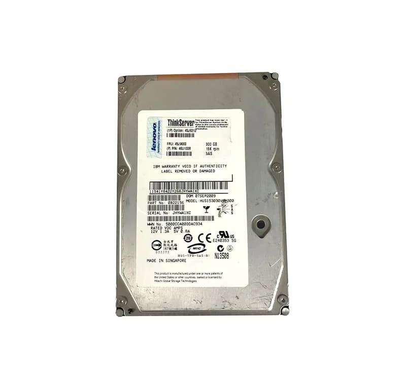45J6212 - Lenovo 300GB 15000RPM SAS 3.5-inch Hard Drive with Tray