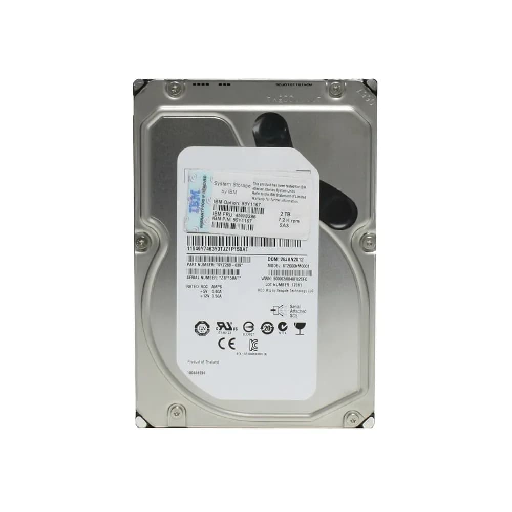 45W8286 - IBM 2TB SAS 7200RPM 3.5-Inch Hard Drive