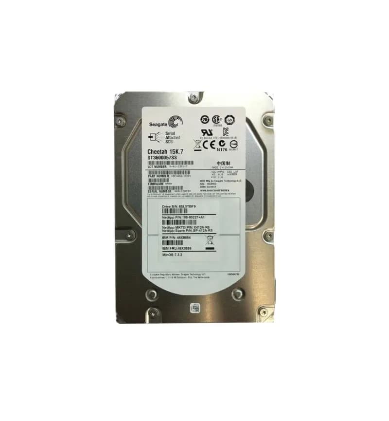 46X0884 - IBM 600GB 15000RPM SAS 3Gb/s 3.5-in Hard Drive