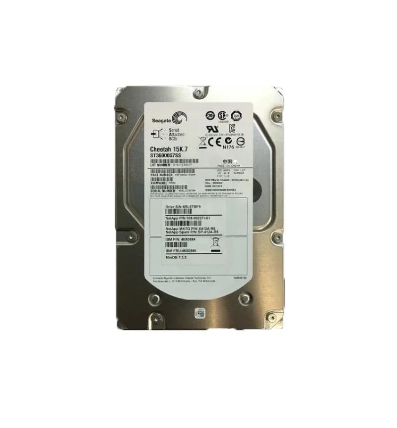 46X0886 - IBM 600GB 15000RPM SAS 6Gb/s Hot Swap 3.5-in HDD