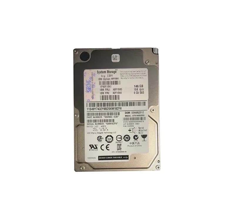 49Y1844 - IBM 146GB 15000RPM SAS 6Gb/s 16MB Cache 2.5-Inch Hard Drive