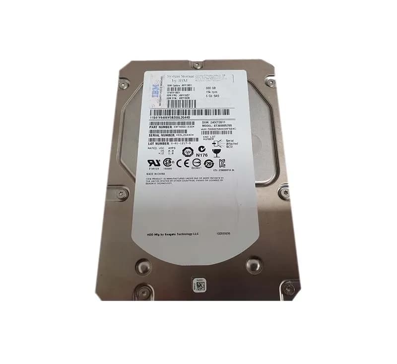49Y1937 - IBM 600GB 15000RPM SAS 6Gb/s Hot Swap 3.5-in HDD