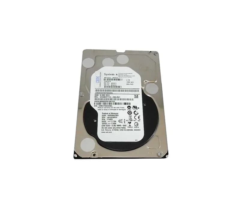 49Y6210 - IBM 4TB 7200RPM SAS 6Gb/s 3.5-inch Hard Drive