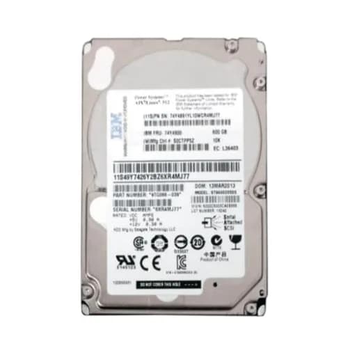 49Y7426 - IBM 600GB 10000RPM SAS 6Gb/s Hot Swap 2.5-in HDD