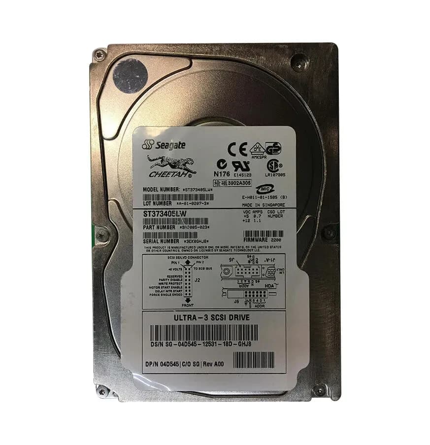 4D545 - Dell 73GB 10000RPM SCSI 160MB/s 3.5-in Hard Drive