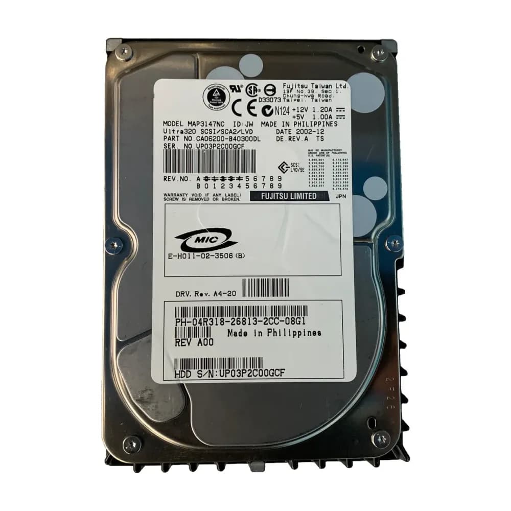 4R318 - Dell 146GB 10000RPM SCSI 320MB/s 3.5-in Hard Drive