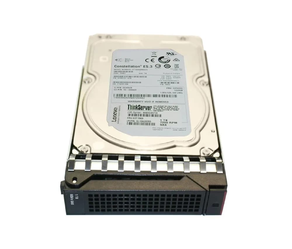 4XB0G45716 - Lenovo 1TB SAS 7200RPM 3.5-Inch Hard Drive
