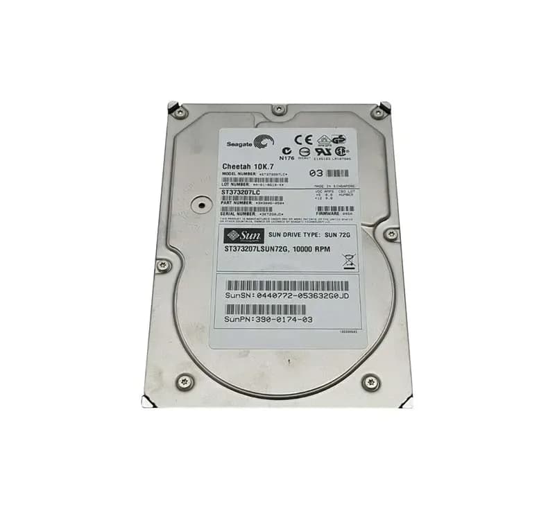 540-5455-01 - Sun 73GB 10000RPM SCSI 320MB/s 3.5-in Hard Drive