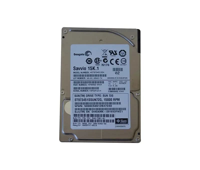 540-7361-01 - Sun 73GB 15000RPM SAS 3Gb/s 16MB Cache 2.5-in HDD