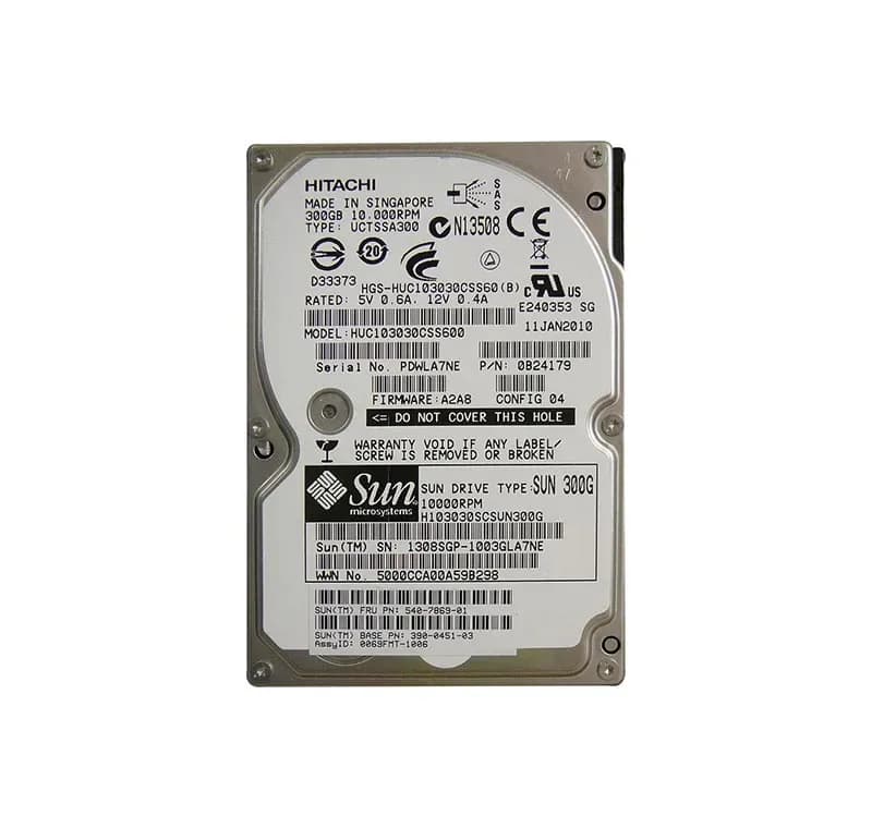 540-7869-01 - Sun 300GB 10000RPM SAS 6Gb/s 16MB Cache 2.5-in HDD