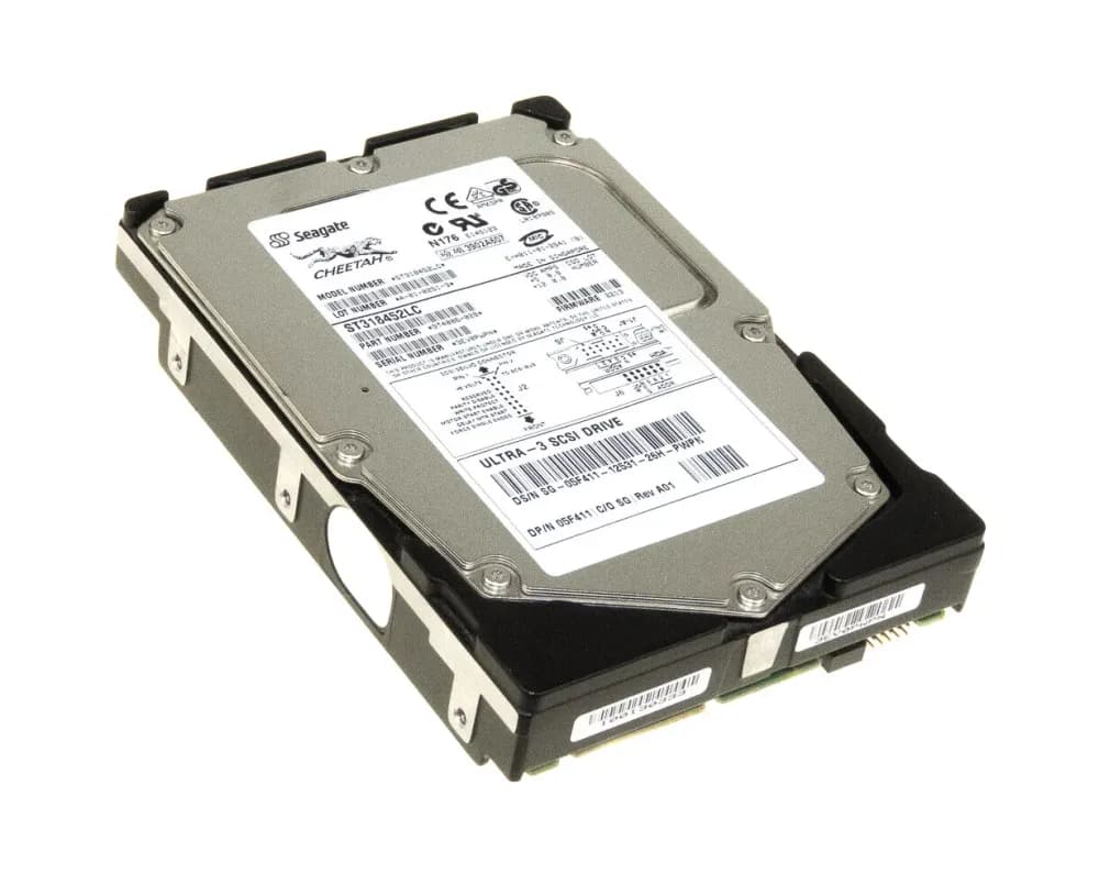 5F411 - Dell 18.4GB 15000RPM SCSI 160MB/s 3.5-in Hard Drive
