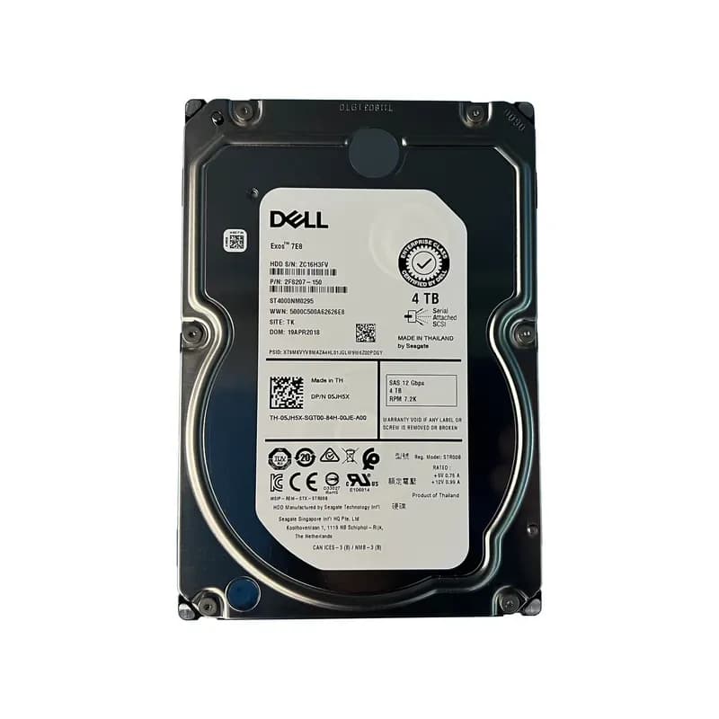 5JH5X - Dell 4TB 7200RPM SAS 12Gb/s 3.5-Inch Hard Drive