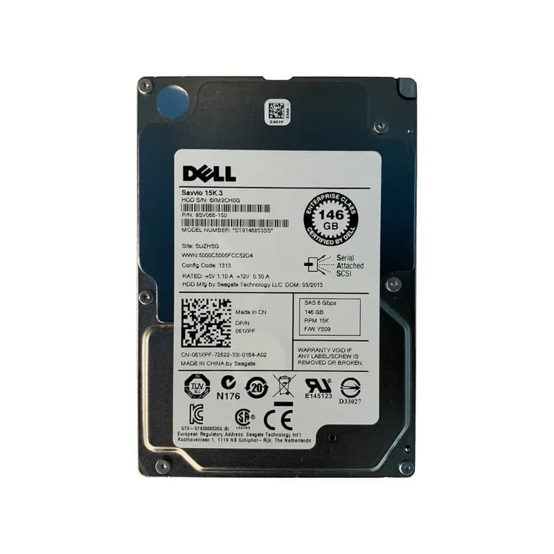 61XPF - Dell 146GB 15000RPM SAS 2.5-Inch Hard Drive