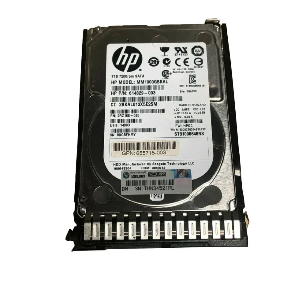 655715-003 - HP 1TB 7200RPM SATA 6Gb/s 2.5-in Hard Drive