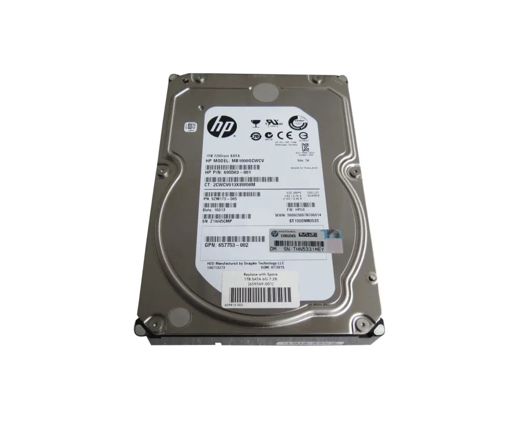 695503-001 - HP 1TB SATA 7200RPM 3.5-inch Hard Drive