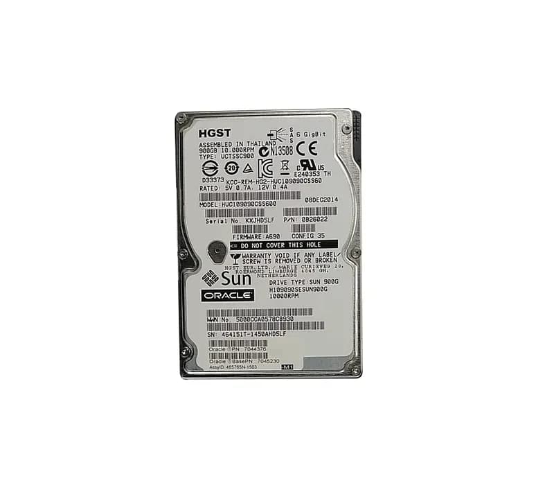 7044376 - Sun 900GB 10000RPM SAS 6Gb/s 2.5-Inch Hard Drive
