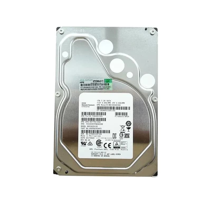 739333-001 - HP 1TB SATA 7200RPM 3.5-inch Hard Drive