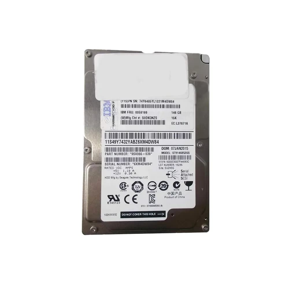 74Y6485 - IBM 146.8GB 15000RPM SAS 6GB/s Hot Swap 2.5-in HDD