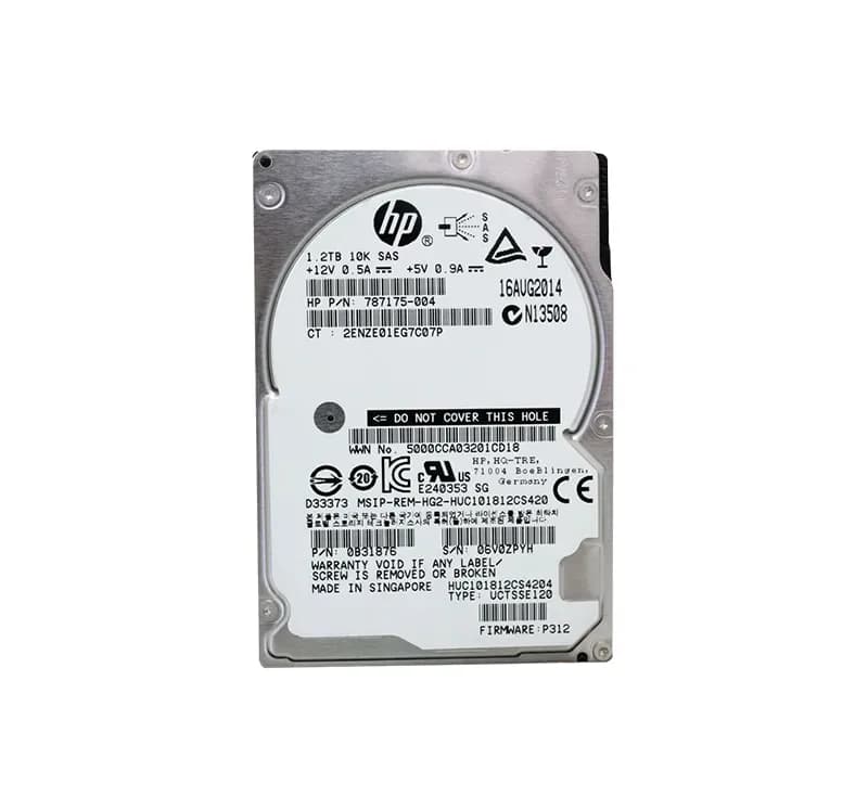 787175-004 - HP 1.2TB 10000RPM SAS 12Gb/s 2.5-in Hard Drive