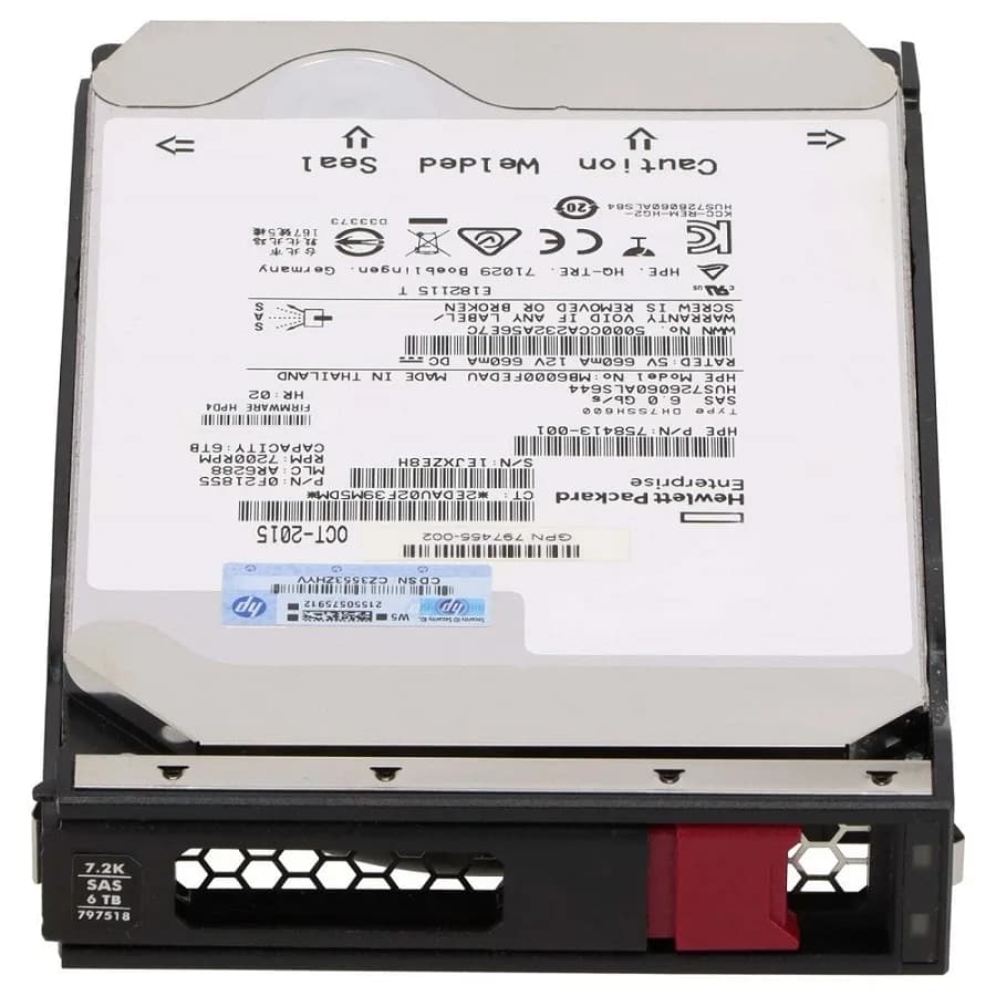 797263-B21 - HP 6TB 7200RPM SAS 3.5-Inch Hard Drive