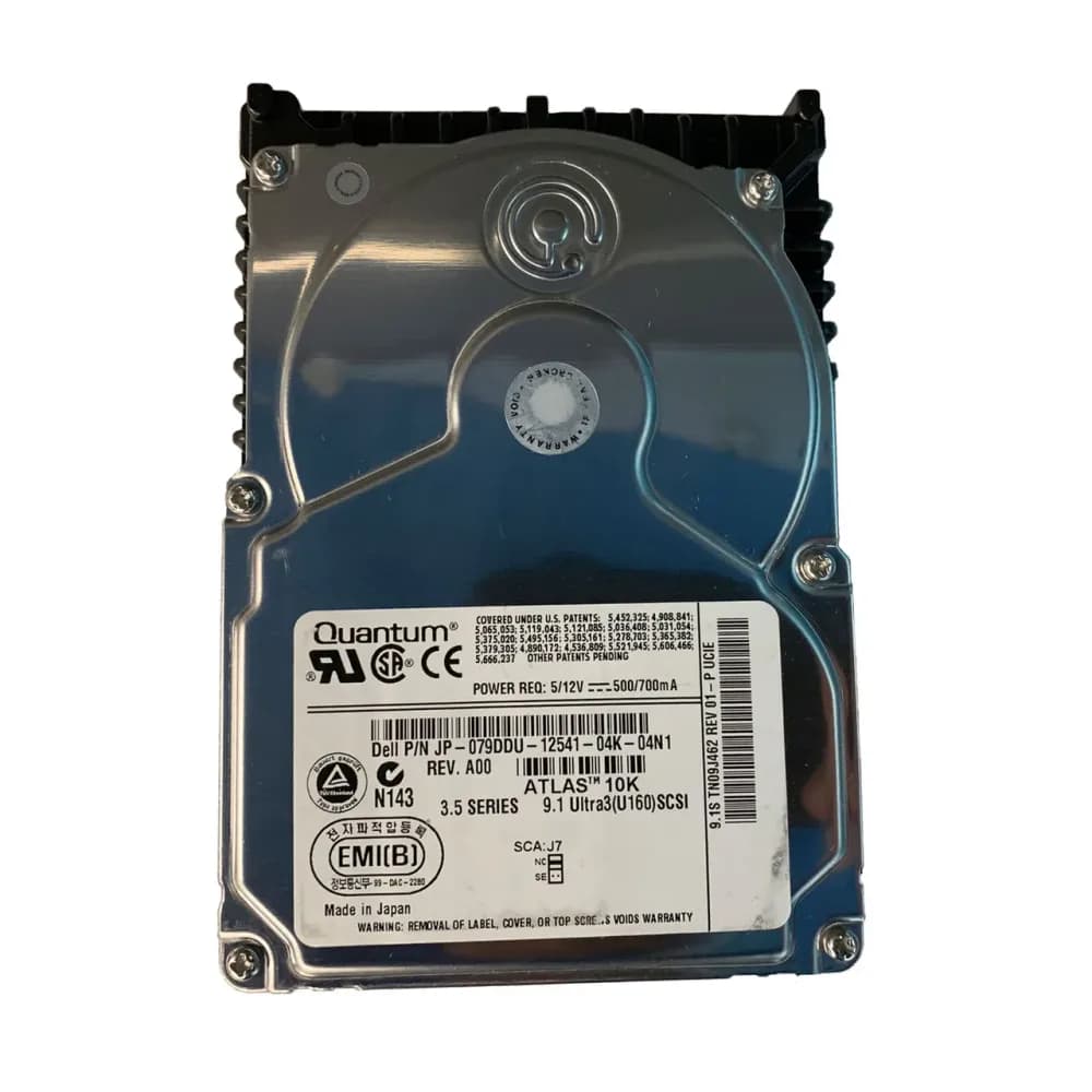 79DDU - Dell 9.1GB 10000RPM SCSI 160MB/s 3.5-in Hard Drive