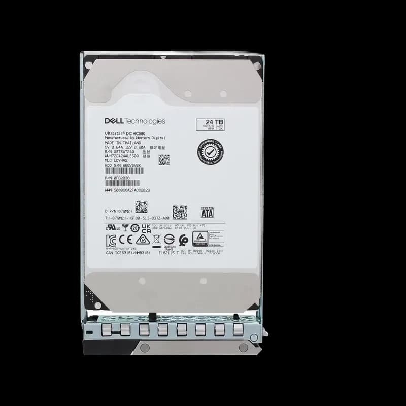 7GM2H - Dell 24TB 7200RPM SATA 3.5-Inch Hard Drive