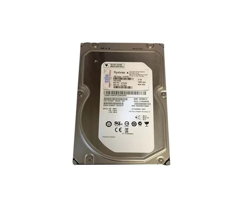 81Y3831 - IBM 3TB 7200RPM SAS 6Gb/s 3.5-in Hard Drive