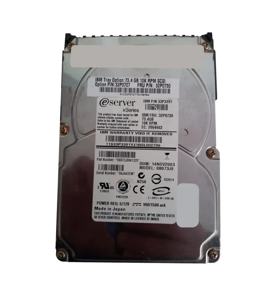 8B073J0 - Maxtor Atlas 73GB 10000RPM SCSI 3.5-Inch Hard Drive