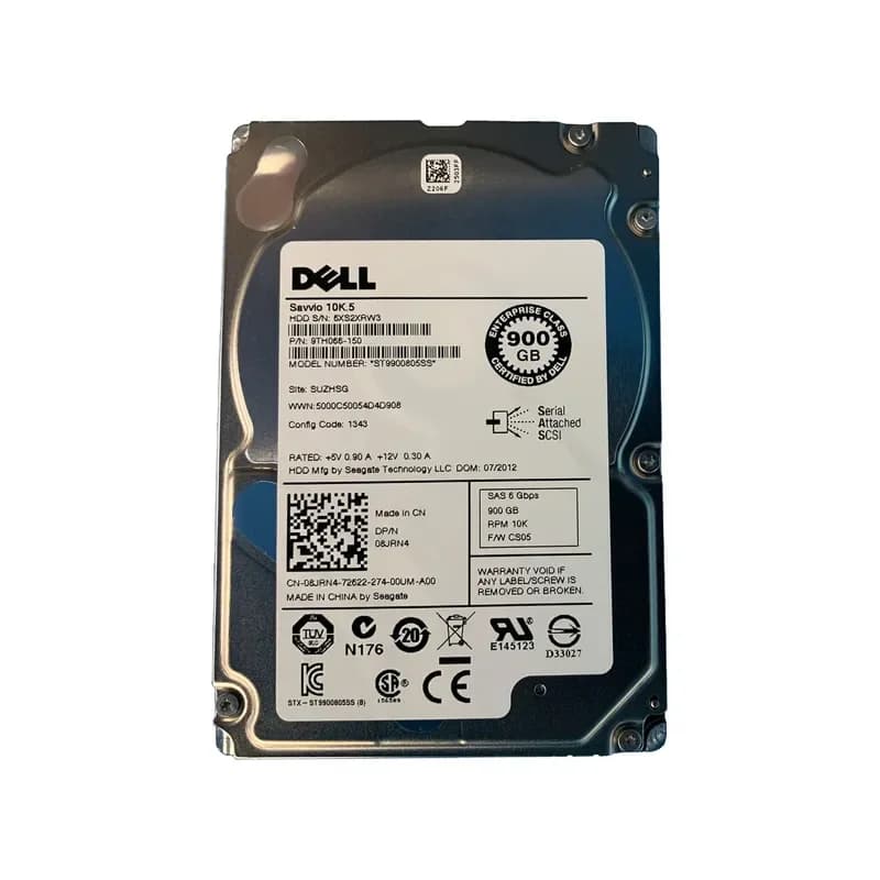 8JRN4 - Dell 900GB 10000RPM SAS 2.5-Inch Hard Drive
