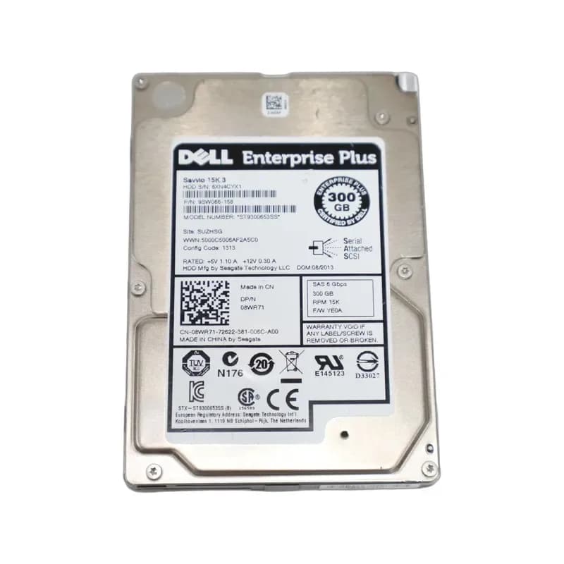 8WR71 - Dell 300GB 15000RPM SAS 2.5-Inch Hard Drive