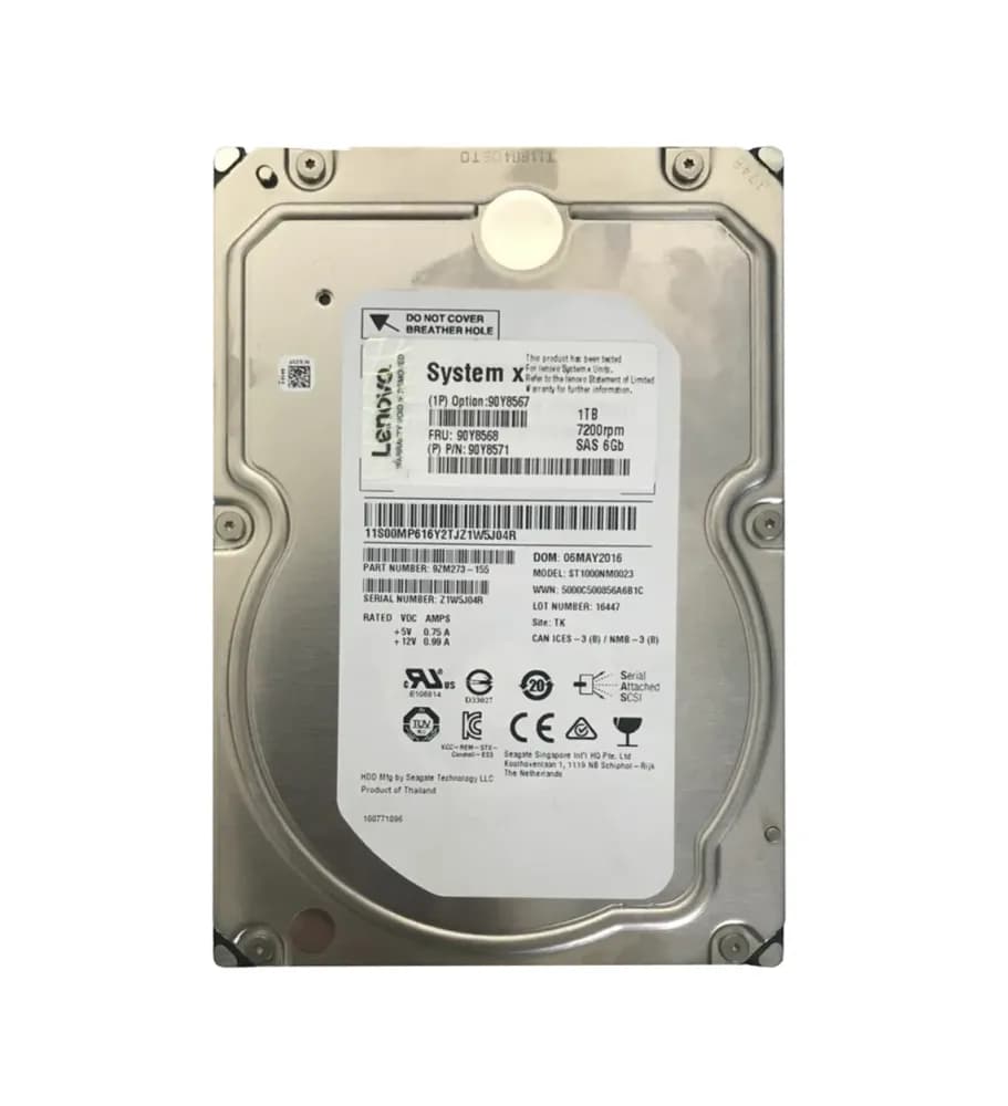 90Y8571 - IBM 1TB 7200RPM SAS 6Gb/s 3.5-in Hard Drive