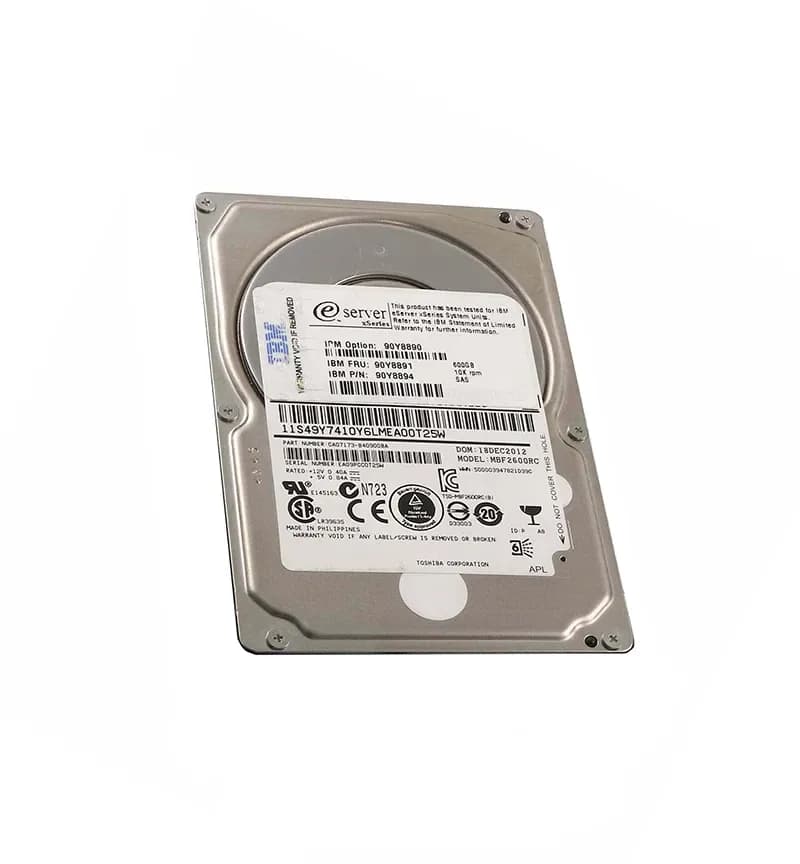 90Y8890 - IBM 600GB 10000RPM SAS 6Gb/s 2.5-Inch Hard Drive