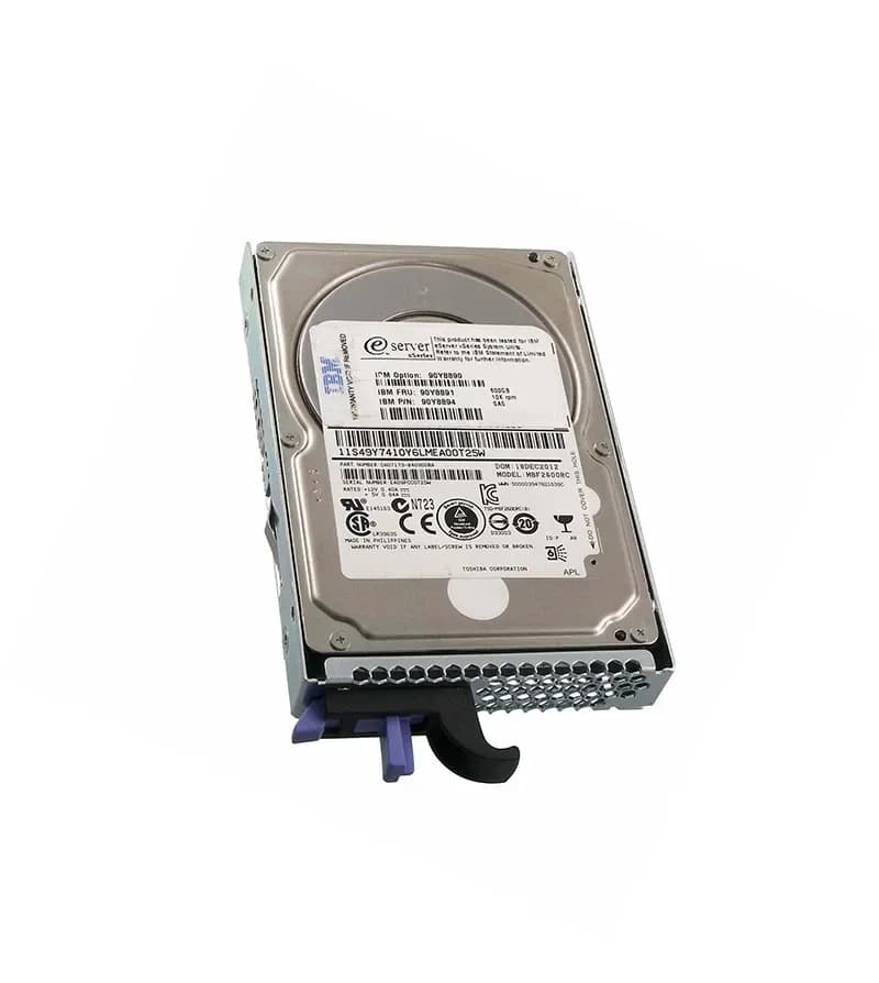 90Y8894 - IBM 600GB 10000RPM SAS 6Gb/s 64MB Cache 2.5-Inch Hard Drive