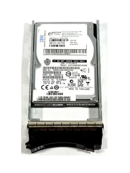 90Y8999 - IBM 300GB 10000RPM SAS 2.5-Inch Hard Drive