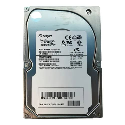 919TD - Dell 36GB 10000RPM Fibre Channel 2Gb/s 3.5-in Hard Drive