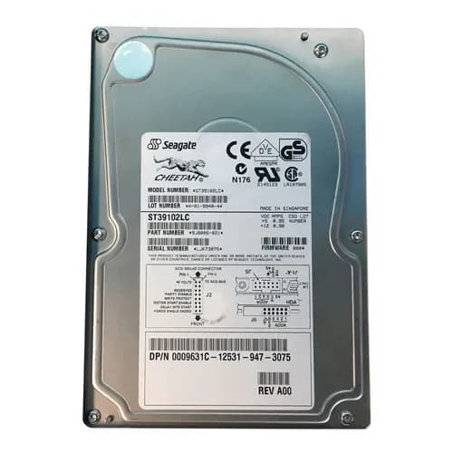 9631C - Dell 9GB 3.5-In SCSI 160MB/s 10000RPM Hard Drive